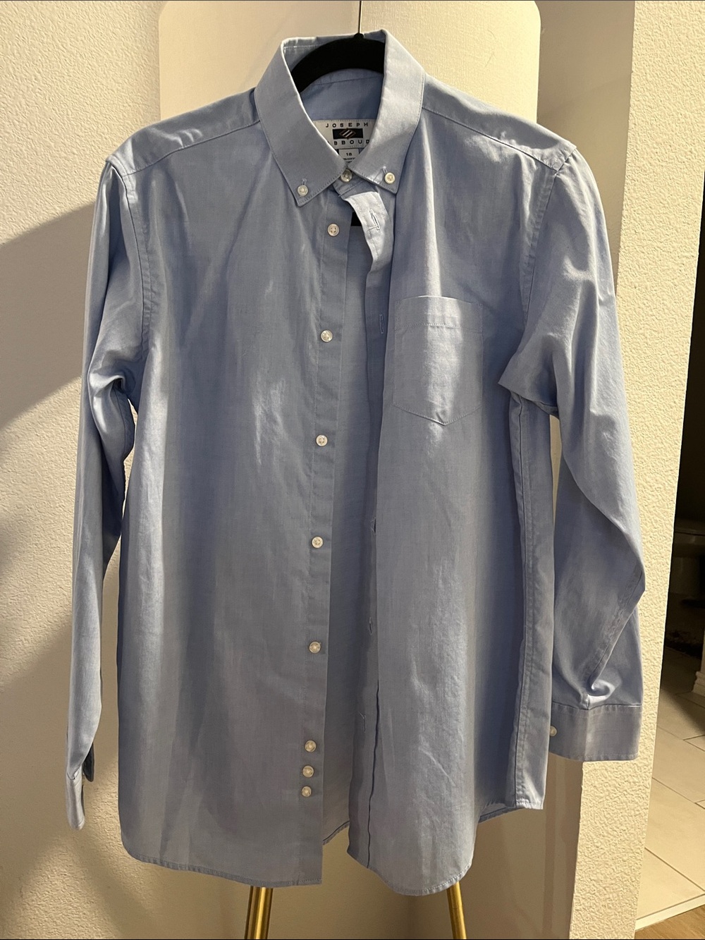 Joseph Abboud Light Blue Button-Down Dress Shirt
